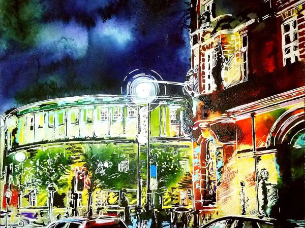 Cathy Read - Artist - Meet me on the Corner - Painting