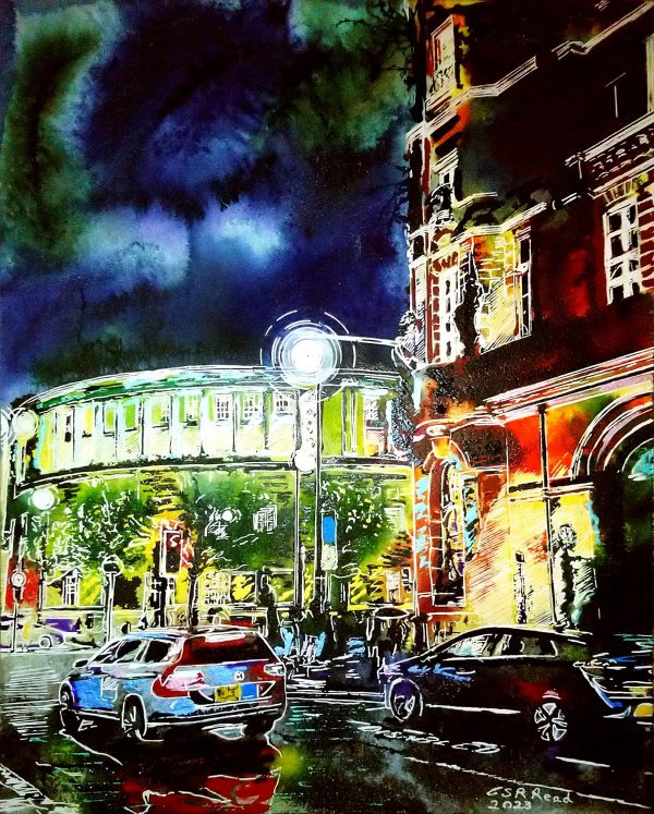 Cathy Read - Artist - Meet me on the Corner - Painting