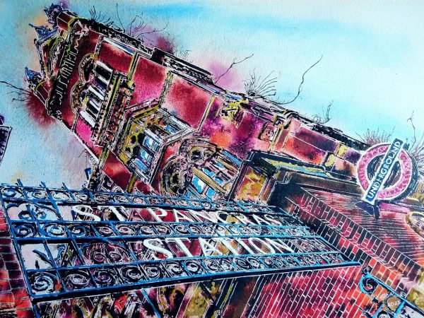 Cathy Read - Artist - St Pancras Station Painting