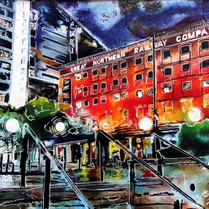 Cathy Read - Artist - Great Northern Railway Company Paintng