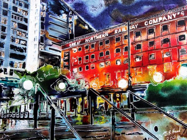 Cathy Read - Artist - Great Northern Railway Company Paintng