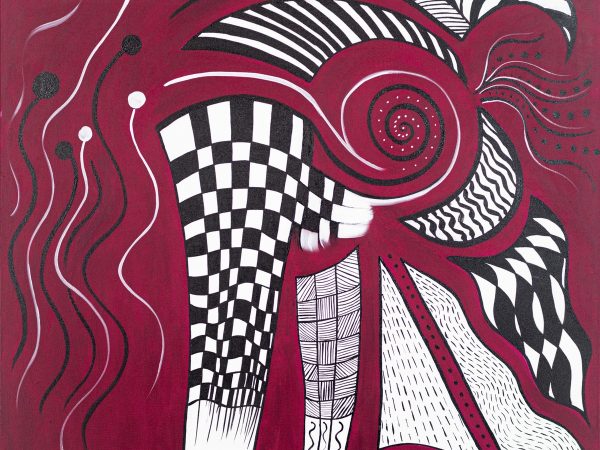 Cathy Read - Artist - Magenta Marvel Painting