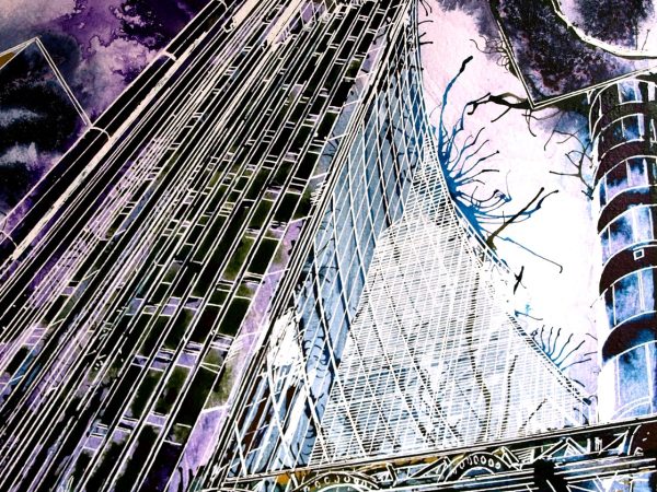 Cathy Read - Artist - Looming London - Willis Building Painting
