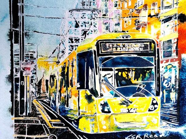 Cathy Read - Artist - Manchester Tram