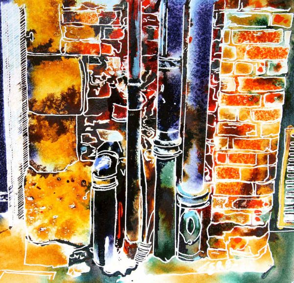 Cathy Read - Artist - Old Pipes