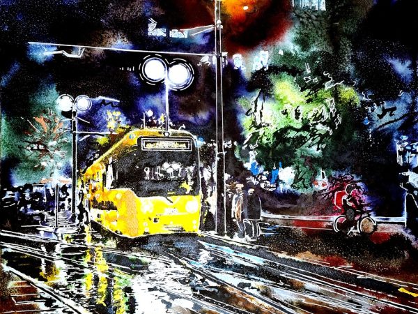 Cathy Read - Artist - St Peter's at Night