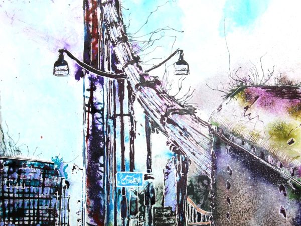 Cathy Read - Artist - Vanishing Figures on Chelsea Bridge