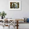 Cathy Read – Artist - R A Railings Painting in a Room Setting