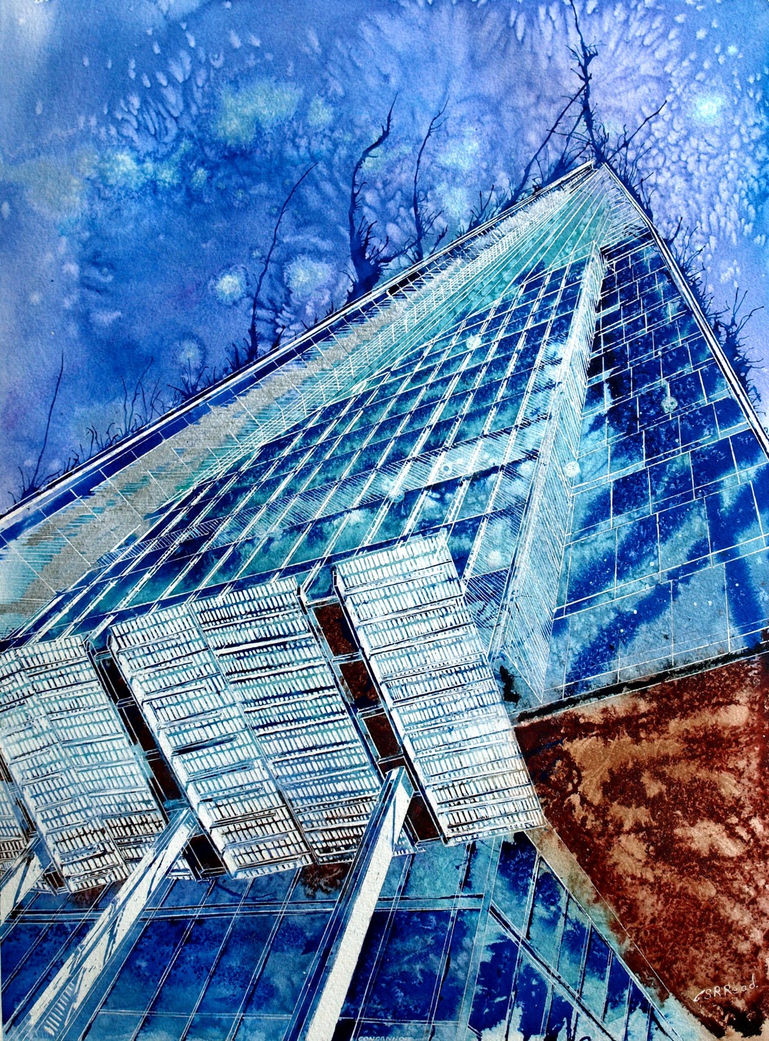 Birth of the Shard – Original Painting – Cathy Read Art