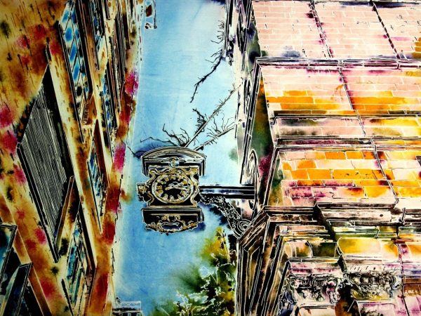 Cathy Read - Artist - Echos of London Bridge Painting