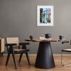 Cathy Read - Artist - St Pancras Reflections painting in a room setting