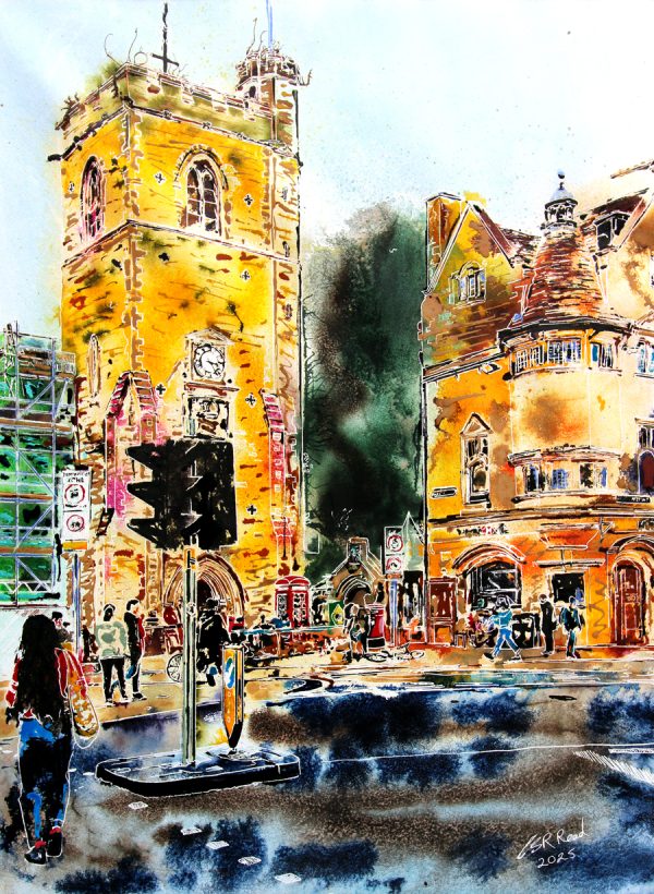 Cathy Read – Artist - Carfax Tower Painting