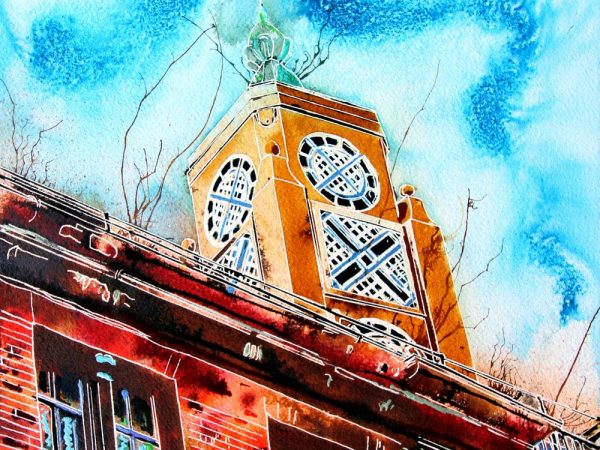 Cathy Read - Artist - Oxo Tower Painting