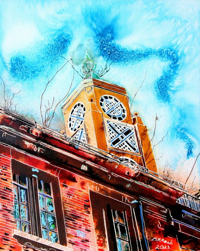 Cathy Read - Artist - Oxo Tower Painting