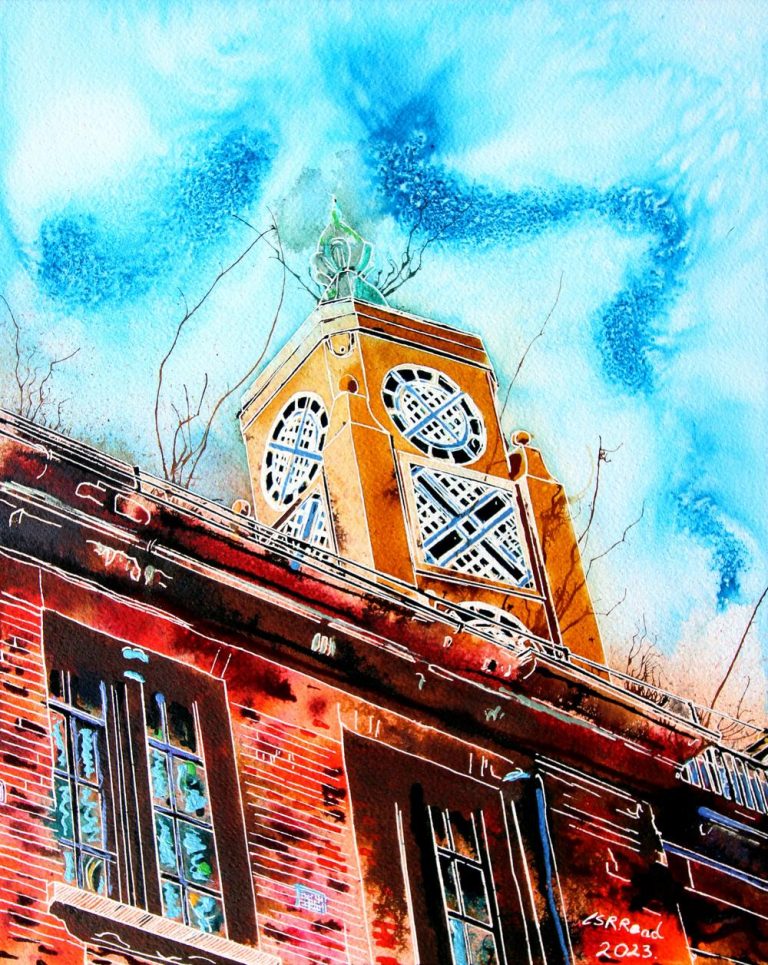 Cathy Read - Artist - Oxo Tower Painting