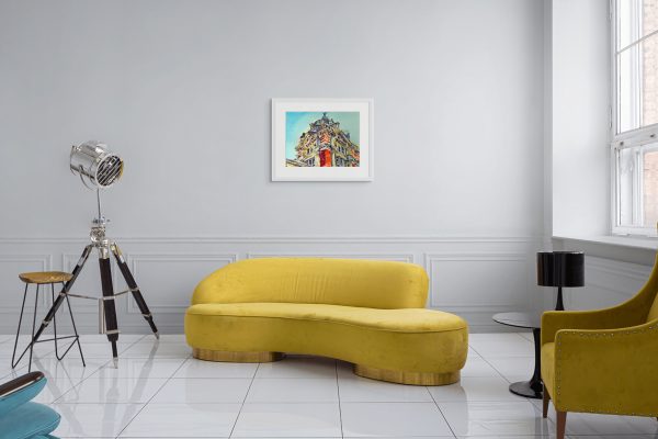 Cathy Read - Artist - Victoria and Albert Museum painting in a room setting