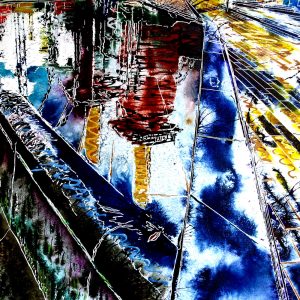Cathy Read – Artist - Battersea Reflections Painting