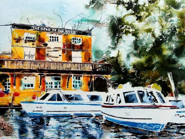 Cathy Read - Artist - Head of the River Painting