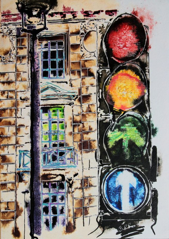 Cathy Read – Artist - Strawberry, Lemon and Lime Painting