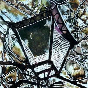 30  Streetlight - Cathy Read -  ©2018 - SOLD