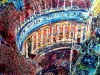 County Hall - ©2020 - Cathy Read - 75 x 105 cm - Watercolour and acrylic ink on paper