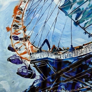 Millenium Vision-©2011- Cathy Read-40 x 50cm - Mixed Media