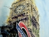 London Icons - ©2016  Cathy Read-Watercolour-and-Acrylic - 76cm x 56cm