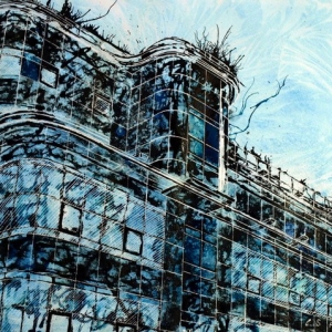 Express Essence - Cathy Read - ©2012 - Watercolour and acrylic ink - 40x50cm