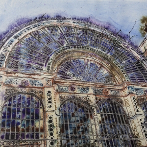 Royal Opera House - ©2019 - Cathy Read - Watercolour and Acrylic - 56x76cm