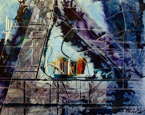 2011 Cathy Read - A New Perspective- Mixed Media - 40cm x 50cm