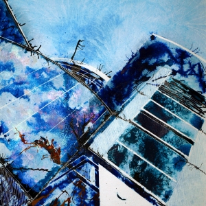 Land of Dreams - ©2012 - Cathy Read  Mixed Media- 50x40cm