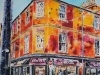 Oxford Wine Cafe - ©2020 - Cathy Read - Watercolour and Acrylic - image 30 x 40 cm 1