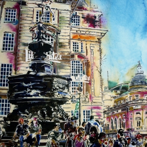 Meeting Place - ©2019 Cathy Read  76 x 56 cm