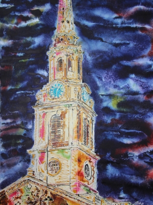 ©2020-Cathy-Read-St-Martins-Watercolour-and-Acrylic-on-paper-on-board-76-x-56-cm-800w