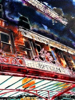 Victorian Destinations - ©2022 - Cathy Read-Watercolour and Acrylic - 56x76cm