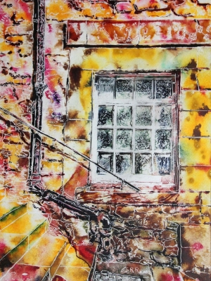 Fragments of Edinburgh. - Cathy Read  - ©2026 - Watercolour and Acrylic  - 59.4 x 42.8 cm
